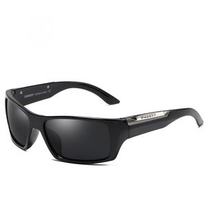 Óculos De Sol Estilo Dubery 186 Esportivo Lentes Polarizadas Preto