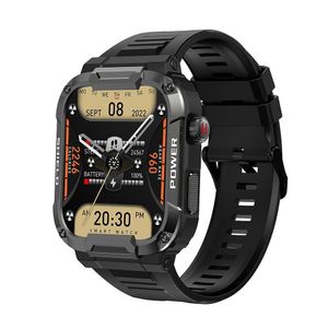 Relógio Inteligente Homens Bluetooth Chamada Smartwatch Mk66 Preto