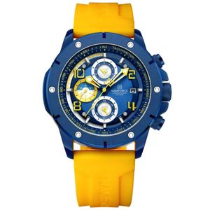 Relógio De Quartzo Masculino Amarelo