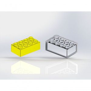 Cortador Lego - Bloco 6 Cm