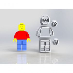 Cortador Lego - Boneco Modular 6 Cm