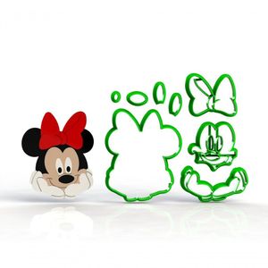 Cortador Minnie Apaixonada - Modular 5 Cm