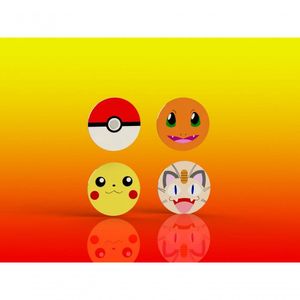 Cortador Kit Pokemon 4 Modelos Modulares 6 Cm