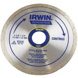 Disco Diamantado Contínuo 110 X 20 Mm - Irwin