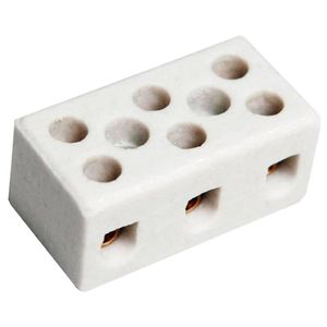 Conector De Porcelana Tripolar 16mm - Fertak