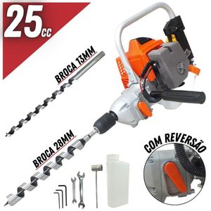 Furadeira Vulcan Vf500 25,4cc 1hp Para Perfuração De Mourões
