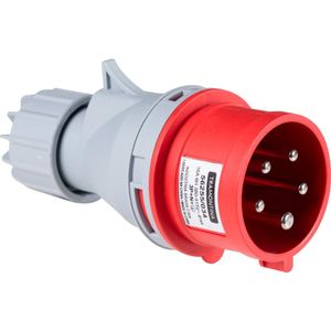 Plugue Móvel Industrial 3p+n+t 16 A 380-415 Vca 6 H
