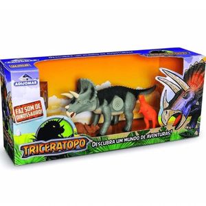 Dinossauro Com Som - Adijomar - Triceratopo