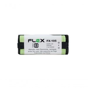 Bateria Para Telefone S- Fio Tipo 53 2.4v 830mah Fx-105 - Flex Gold -