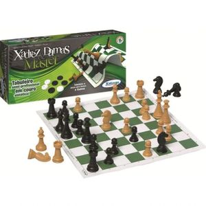 Jogo Xadrez E Damas Master - Xalingo