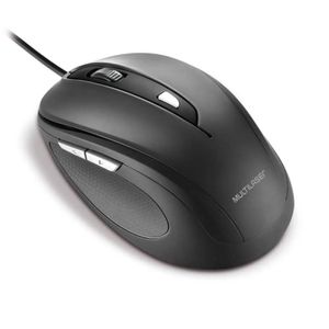 Mouse Comfort Usb - 6 Botões - Preto - Multilaser
