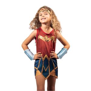 Fantasia Infantil Mulher Maravilha G - Super Magia