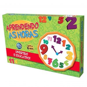 Jogo Pedagógico - Aprendendo As Horas - Pais E Filhos