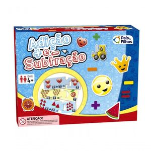 Jogo Pedagógico Adição E Subtração - Pais E Filhos