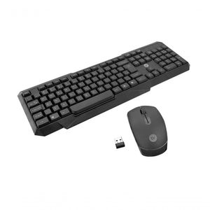 Teclado E Mouse Sem Fio Preto - Bright
