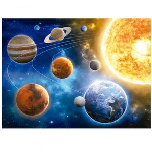 Puzzle Sistema Solar Brilha No Escuro 500 Peças - Grow