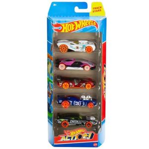 Carrinhos Hot Wheels Action C- 5 Carros - Mattel