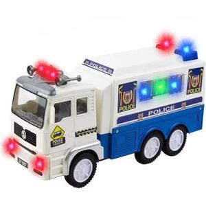 Caminhão De Polícia Com Luz E Som - Toy King
