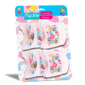 My Little Colection Kit Fraldinhas C- 6 Peças - Divertoys