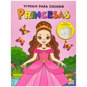 Livro Vitrais Para Colorir - Todolivro - Princesas
