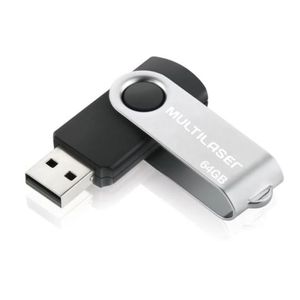 Pen Drive Usb 2.0 - Twist - 64 Gb - Multilaser