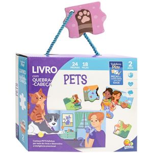 Play Box Quebra Cabeça - Todolivro - Pets