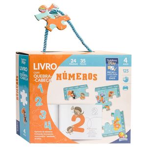 Play Box Quebra Cabeça - Todolivro - Numeros