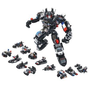 Blocos De Montar Cubic 25 Em 1 Policia - 600 Peças - Multikids