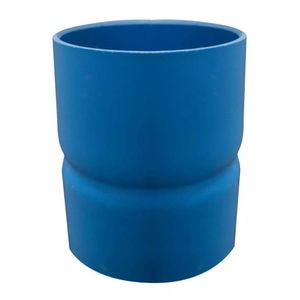 Luva De Emenda Curta 125mm Pn125 Para Tubo Pvc Irrigação Azul Pti