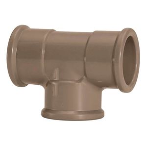 Te Soldavel Dn 20, 25, 32mm Marrom Fortlev Kit 5unid Tamanho 32 Mm