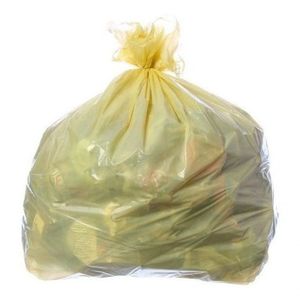 Saco Para Lixo Amarelo Reforçado 50 Lt Com 50 Uni