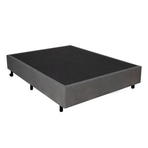 Cama Box Casal 138x188x38cm Cinza