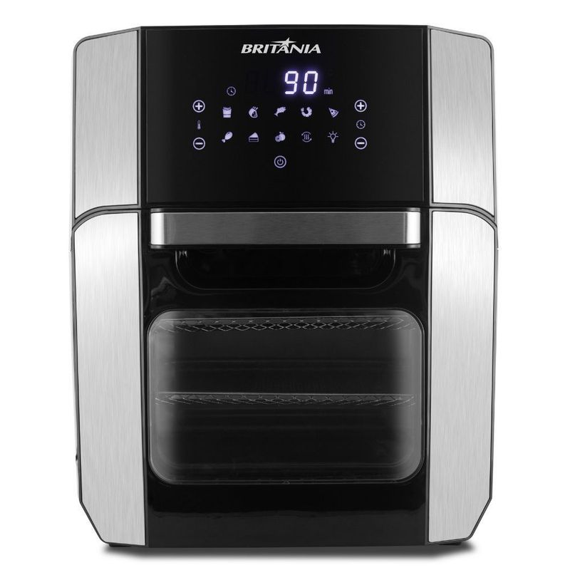 Fritadeira Elétrica Air Fryer Britânia 4,2 Litros - Preto e Prata