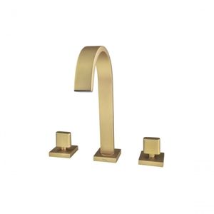 Torneira Misturador Para Banheiro - Dourado Fosco - Color Dom