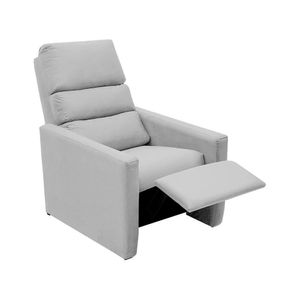 Poltrona Do Papai Reclinável Ravena Material Sintético Branco Star Confort Branco