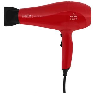 Secador De Cabelos Ga.ma Italy Lichia Ceramic íon Motor Ac Profissional 2100w Vermelho 110v