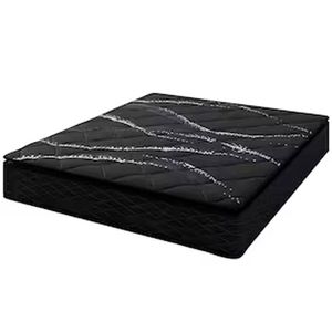Colchão Queen Size New Italia Black Com Molas Ensacadas Umaflex Preto