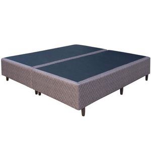 Base Box Para Colchão Queen Size Umaflex Berlim Cinza