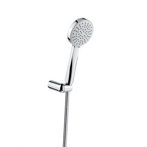 Kit Ducha Manual 100 Mm Com Suporte E Flexível De Alimentação Stella Roca Cromado