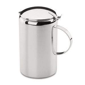 Jarra Grande De Aço Inox 2,8 Litros Para Suco água Bebidas Refresco Verão Servir Festa Mesa Cozinha