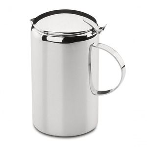 Jarra De Suco Inox 1,8 Litros Com Tampa água Bebidas Servir Mesa Posta Chá Café Bar Garrafa