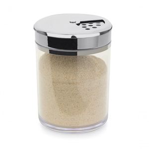 Farinheira Pote Duas Aberturas Temperos Queijo Ralado 330g Oregano Multiuso Dosador Casa Cozinha