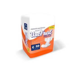 Fralda Descartável Usefral Master G 50 Unidades 70 A 90kg