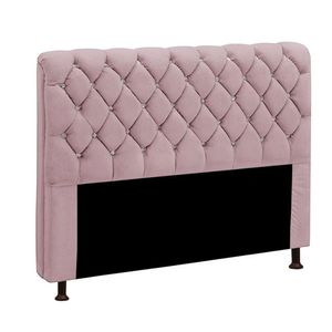 Cabeceira Estofada Fernanda 1,60 Queen Star Confort Rose