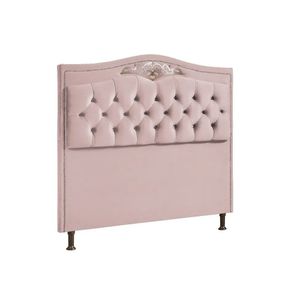 Cabeceira Holanda Plus Cama Box Casal 140cm Estofada Luxor Rose Star Confort Rose