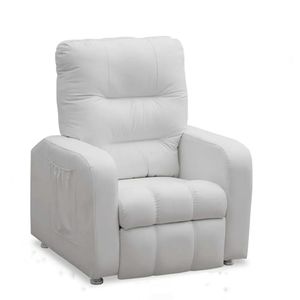 Poltrona Do Papai Reclinável Maldivas Corano Branco Plus - Star Confort Branco