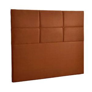 Cabeceira Estofada Milena 1,60 Solteiro Veludo Star Confort Terracota
