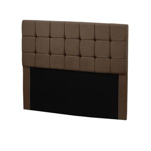 Cabeceira Julia Estofada King Size 195cm Em Suede Marrom Castor Star Confort Marrom Castor