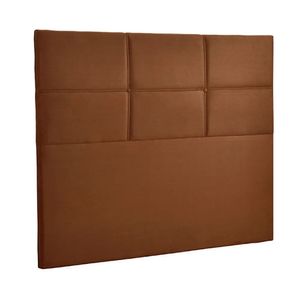 Cabeceira Estofada Milena 0,90 Solteiro Veludo Star Confort Terracota