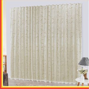 Cortina Charme Em Renda Com Voal 3,00 X 2,50 Para Varão - Palha